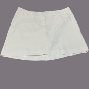 Nike Women's White Golf Skort - Classic Active Skort Sz 10/Medium